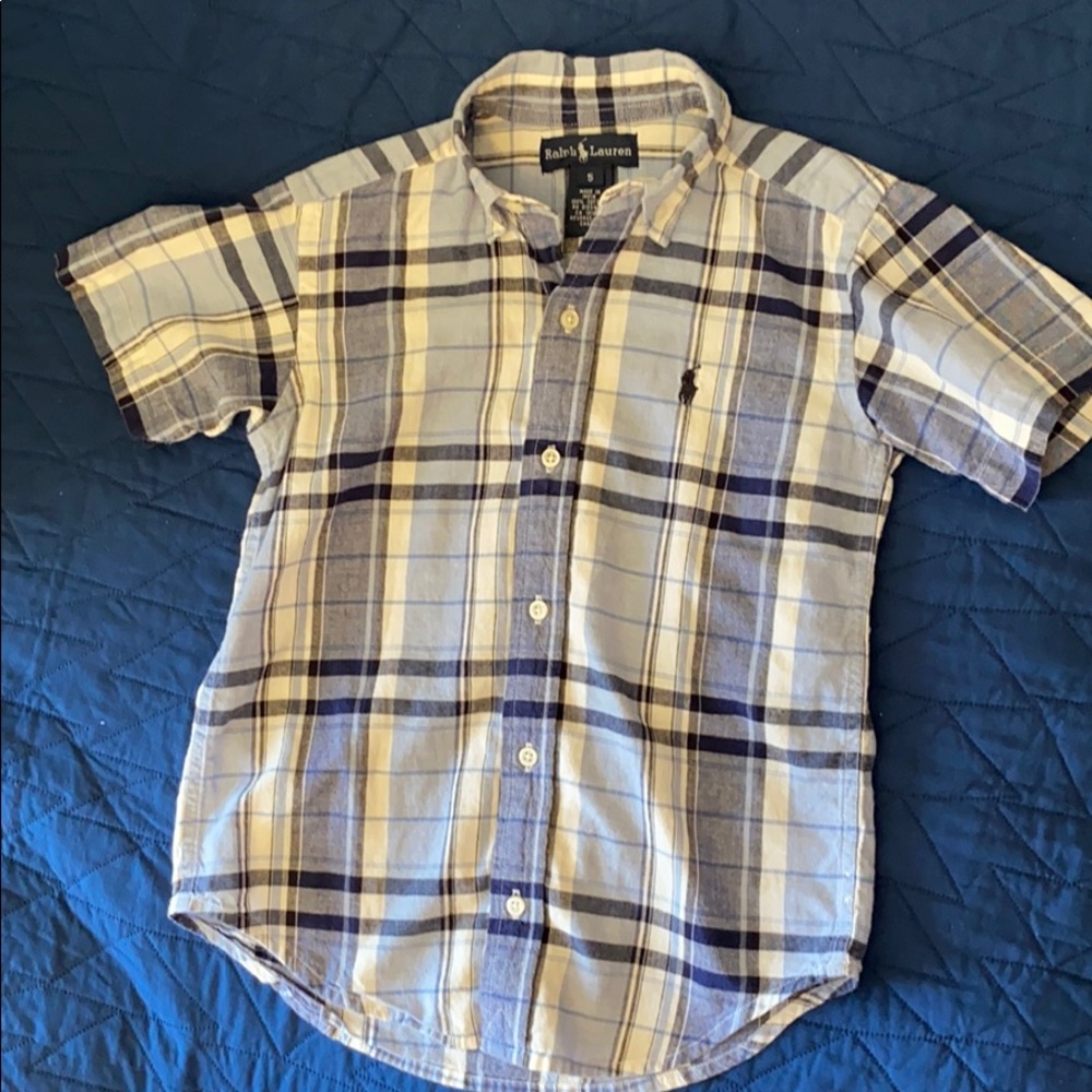 Ralph Lauren boys size 5 short sleeve shirt
